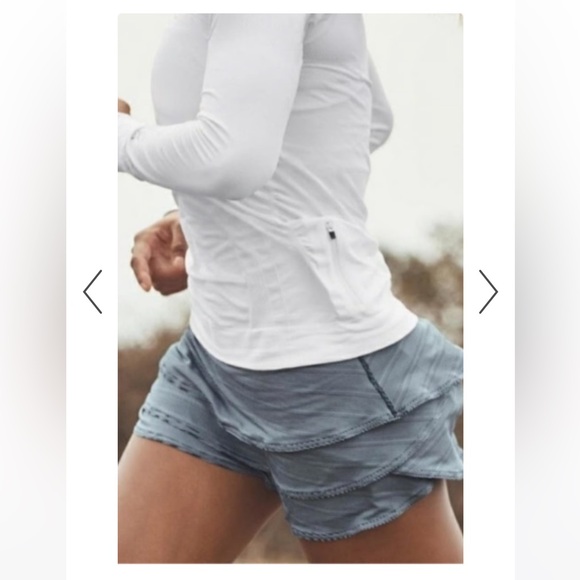 Athleta Size XS Blue and White Swagger Skirt with Shorts - Picture 1 of 8